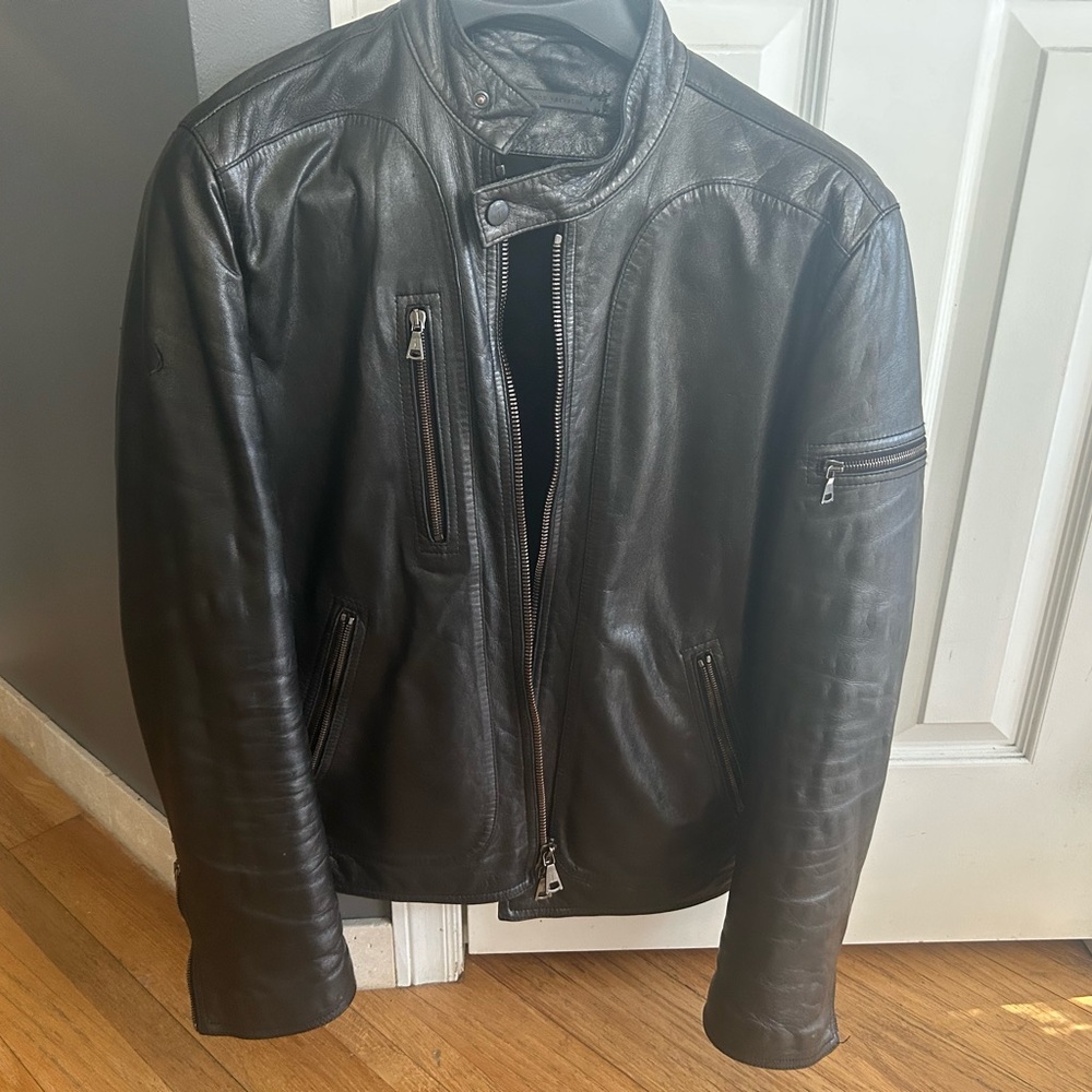 John Varvatos leather jacket